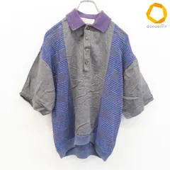 ジバンシイ GIVENCHY GENTLEMAN ヴィンテージ 半袖ポロシャツ ニット イタリア製 異素材切替 メンズ [s1009859]のサムネイル
