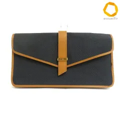 #ab イヴサンローラン Yves Saint Laurent YSL クラッチ パーティーバッグ 黒 茶系 レディース [940887] k01のサムネイル