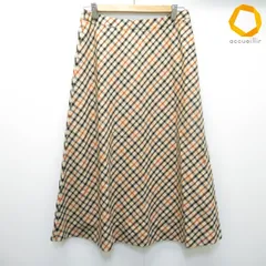 ダックス DAKS ロングスカート フレア チェック ヴィンテージ レディース [a990453]のサムネイル