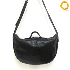 美品✨MOTO モト ゴートレザー ショルダーバッグ ブラック BAG17 黒 