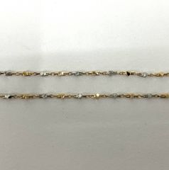 PT850 K18 コンビ ネックレス ゴールド プラチナ 6.27g - メルカリ