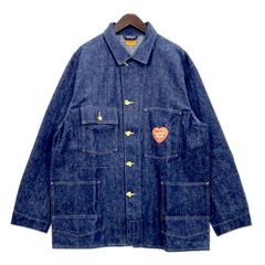ヒューマンメイド x カウズ デニム カバーオール ジャケット