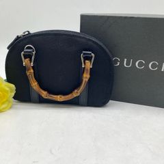 美品・希少】グッチ バンブー 3way ショルダーウォレット 長財布 