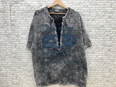 DIESEL ディーゼル T-XYLO 半袖Tシャツ サイズL グレー プリント 大理石調