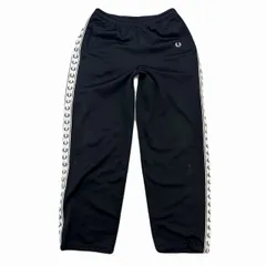 フレッドペリー トラックパンツ メンズ W82 Lサイズ ブラック ジャージパンツ ルームウェア トレーニングのサムネイル