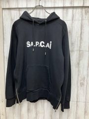 A.P.C. sacai コラボ パーカー ブラック M - メルカリ