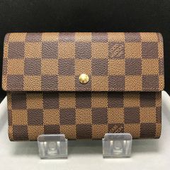 ルイヴィトン ポルトフォイユ アレクサンドラ ダミエ エベヌ 三つ折り