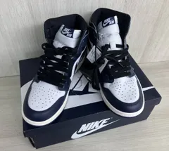 NIKE ナイキ AIR JORDAN 1 RETRO HIGH OG エアジョーダン1レトロ ハイカットスニーカー [DZ5485-401] ネイビー [US9.5/約27.5cm] 箱あり