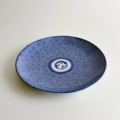 古伊万里 染付線描牡丹 皿 五客 江戸後期 - メルカリ