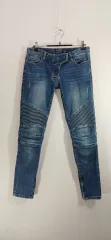 BALMAIN バイカーデニム ストレッチ デニムのサムネイル
