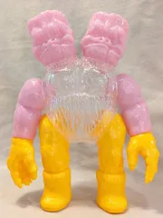 LULUBELL TOYS Grody Shogun カスタムソフビ 薄紫蓄光成型/MIX成型