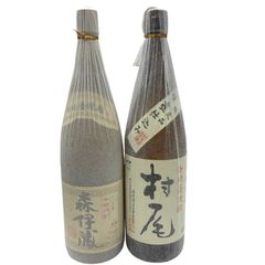 村尾　焼酎　2本セット　1800ml 未開栓 焼酎 2本セット 森伊蔵 村尾 1800ml 25度 まとめ売り 【新品未開栓品