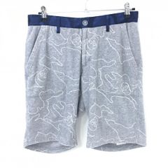 未使用級 マークアンドロナ ハーフパンツ 短パン 総柄 カモフラ M〜L