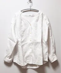 JOINT WORKS 麻ヌキエリ Vネックシャツ Fのサムネイル