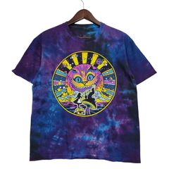 ザ・マウンテン パープルタイダイ グラフィックTシャツ キャッツアイ 