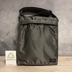 ☘️ ✨美品✨ PORTER タンカー 旧ファスナー ショルダーバッグ シルバーグレー orange Box1-998