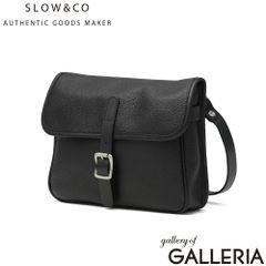 美品☆SLOW ショルダー ブラック レザー A4 日本製 Heritage⁠ - メルカリ