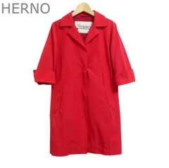 HERNO ヘルノ シャンブレー コクーン スプリングコート 44 - メルカリ