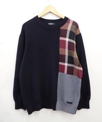 ニードルパンチチェックカットソー ブラックレーベル クレストブリッジ 