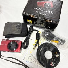 デジカメ Nikon COOLPIX S6600 RED - メルカリ