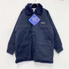 小田急電鉄　GORE-TEX　カストロコート　ドカジャン　防寒コート　中綿入り　デッドストック　紺　ネイビー　LLサイズ　古着【値引き交渉OK！】のサムネイル