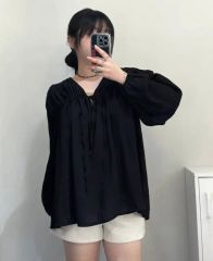 olun シャーリングフリルトップス タグ付き - メルカリ