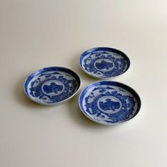 レトロ☆明治大正 印判 イゲ皿？ 3枚セット - メルカリ