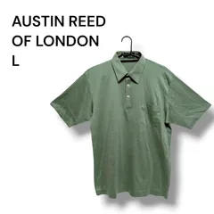 a2704 オースチンリード AUSTIN REED ポロシャツ L グリーン 半袖 綿100のサムネイル