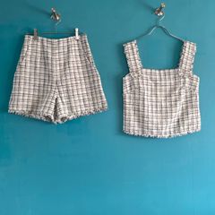 LiiLU LOAH TOP ＆VALEA PANTS チェック セットアップ - メルカリ