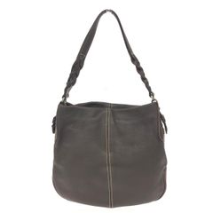 Donna Karan ダナキャラン 本革 ヌバックレザー セミショルダーバッグ 