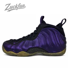 激レア NIKE AIR FOAMPOSITE ONE 'Eggplant' ナイキ エア フォームポジット 1 ワン エッグプラント ブラック 黒 パープル 紫 28cm メンズ スニーカー U02219のサムネイル