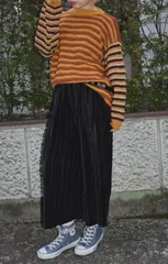 MULTI COLOR BORDER KNIT-SWEATER (ORG)のサムネイル