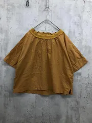 RNA アールエヌエー 半袖 ワイド スタンドカラー カットソー sizeM/キャメル ■◆ レディース