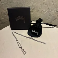 STUSSY ステューシー S Logo Pendant Necklace ロゴネックレス シルバー【代官山B05】のサムネイル