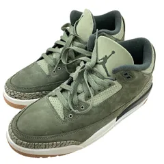 NIKE ナイキ メンズ スニーカー AIR JORDAN 3 RETRO SIZE27cm オリーブ