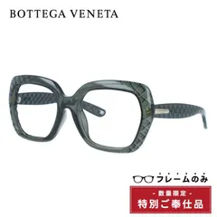 【訳あり・フレームのみ】 ボッテガヴェネタ アジアンフィット BOTTEGA VENETA B.V.217/FS O5A/EU 54サイズ スクエア型 アウトレット品 ユニセックス メンズ レディースのサムネイル