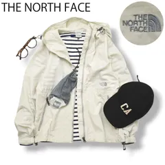 【ゴールドウィン製】 ノースフェイス THE NORTH FACE NPW16970 コンパクト ジャケット マウンテン パーカー ウィンドブレーカー 収納袋 M ライトグレー レディース ♪