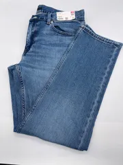 UNIQLO  JEANS ユニクロ  スリムストレートジーンズ ウエスト33　　*2875