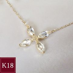 ホワイトサファイアペンダントトップ A5439 0.40ct K18 スター - メルカリ