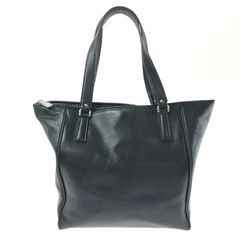 HushTug トートバッグ 肩掛け 本革 レザー A4可 シボ革 黒 ビジネス