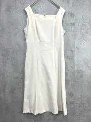 LOUNIE ルーニィ 日本製 スクエアネック タイト ワンピース size36/ベージュ ■■◎レディースのサムネイル
