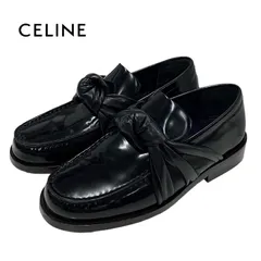 セリーヌ CELINE ローファー 革靴 靴 シューズ レザー ブラック 黒 未使用のサムネイル