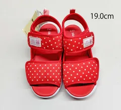 【正規品】ミキハウス ホットビスケッツ ジャージ素材サンダル 72-9401-454　19.0cm　新品(難あり)のサムネイル