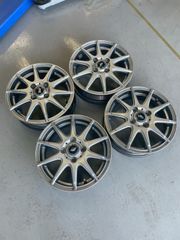 スペーシアカスタム純正アルミ&スタッドレスセット　165/55R15 スペーシアスペーシアカスタム（MK42S）純正アルミホイール15インチと