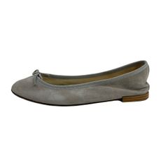Repetto flat shoes, size 38, women's - light gray with ribbon.