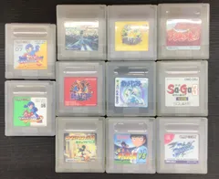 【中古・現状品】ゲームボーイ　人気ソフト　１１個　まとめ売り　当時物　K-668