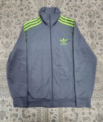adidas ジャージセットアップ 希少90s 紺✖️赤 ロゴポイント - メルカリ