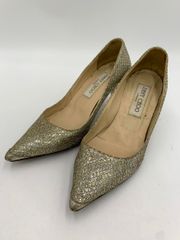 Jimmy Choo ジミーチュウ グリッター ポインテッドトゥ パンプス