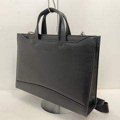 美品 タケオキクチ ビジネスバッグ サフィアーノレザー A4 ハンド 黒