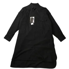 極美品 Y's BANG ON ワイズバングオン ワイズ ヨウジヤマモト ブラックオーバーサイズシャツ ドロップショルダー モード YA-B74-050 中古 4a002161のサムネイル